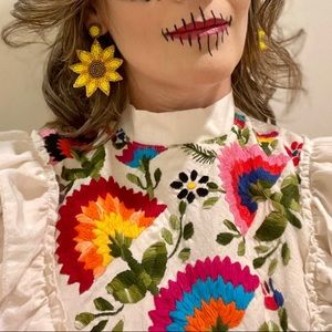 Vestido Bordado de Oaxaca